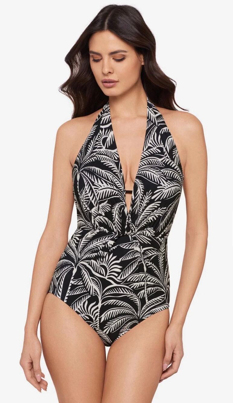 Magicsuit  Joelle One Piece Swimsuit Hearts Of Palm Women's 16 New